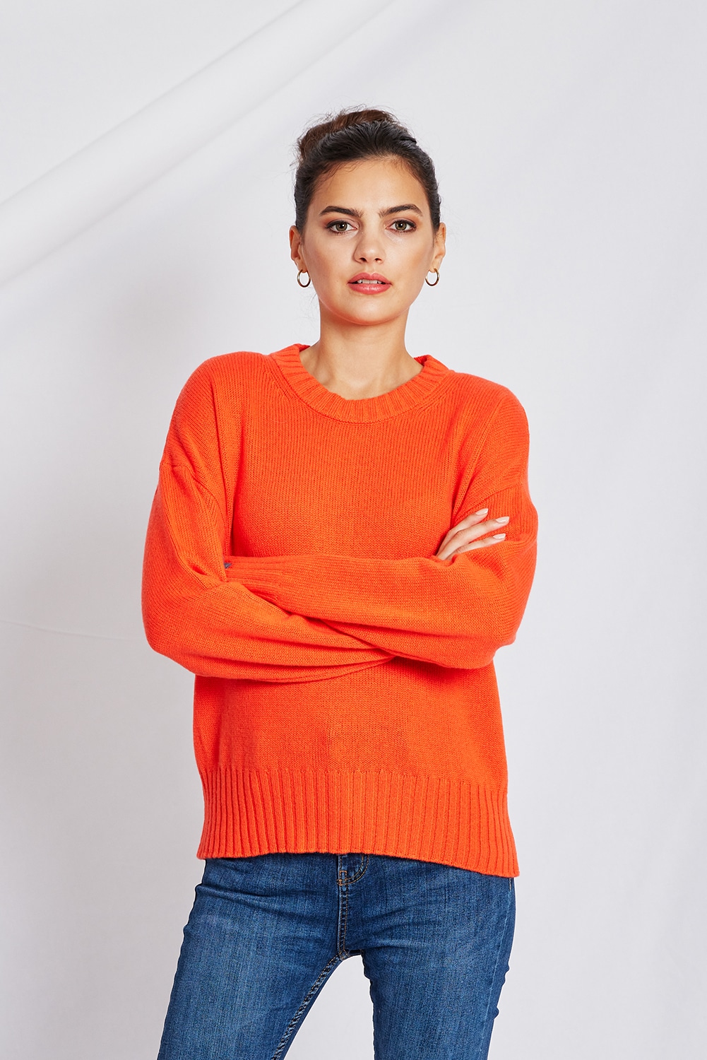 coral coral sweater cashmere