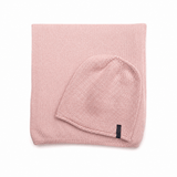 Stola Roma & Haube - Rosé