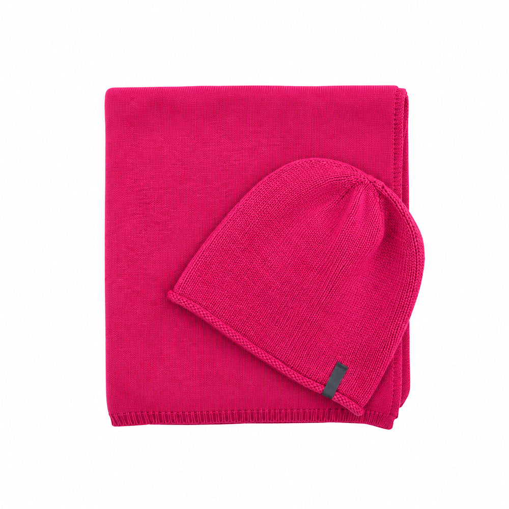 Stola Roma & Haube - Pink