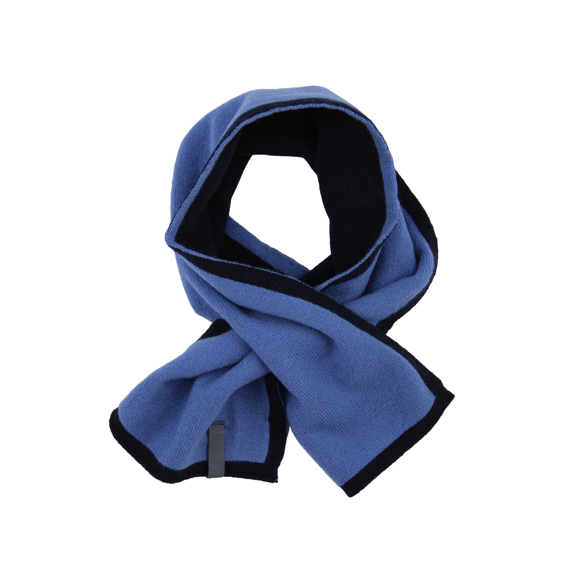 Children's scarf cashmere iris blue